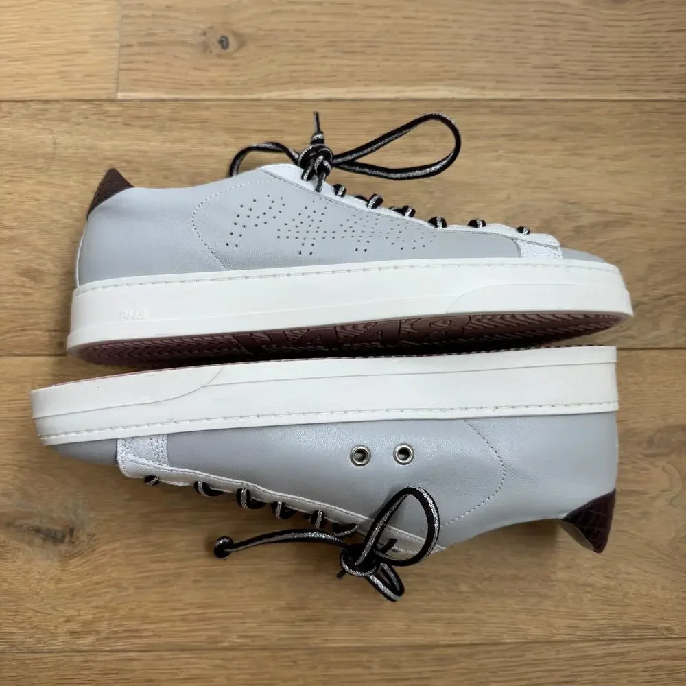 P448 Jack Perforated Sneaker Pastel/Lilac Leather Casual EU 38/7.5 US NEW